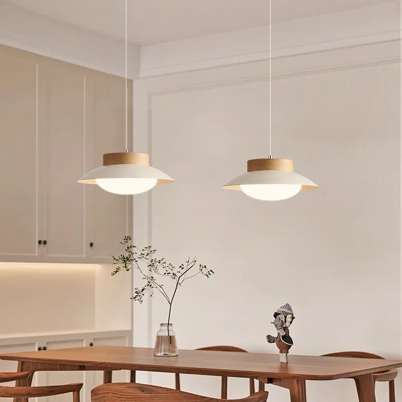 

Restaurant pendant light, modern, simple, creative, personalized bar, desk lamp, home dining table, dining room light, cream win