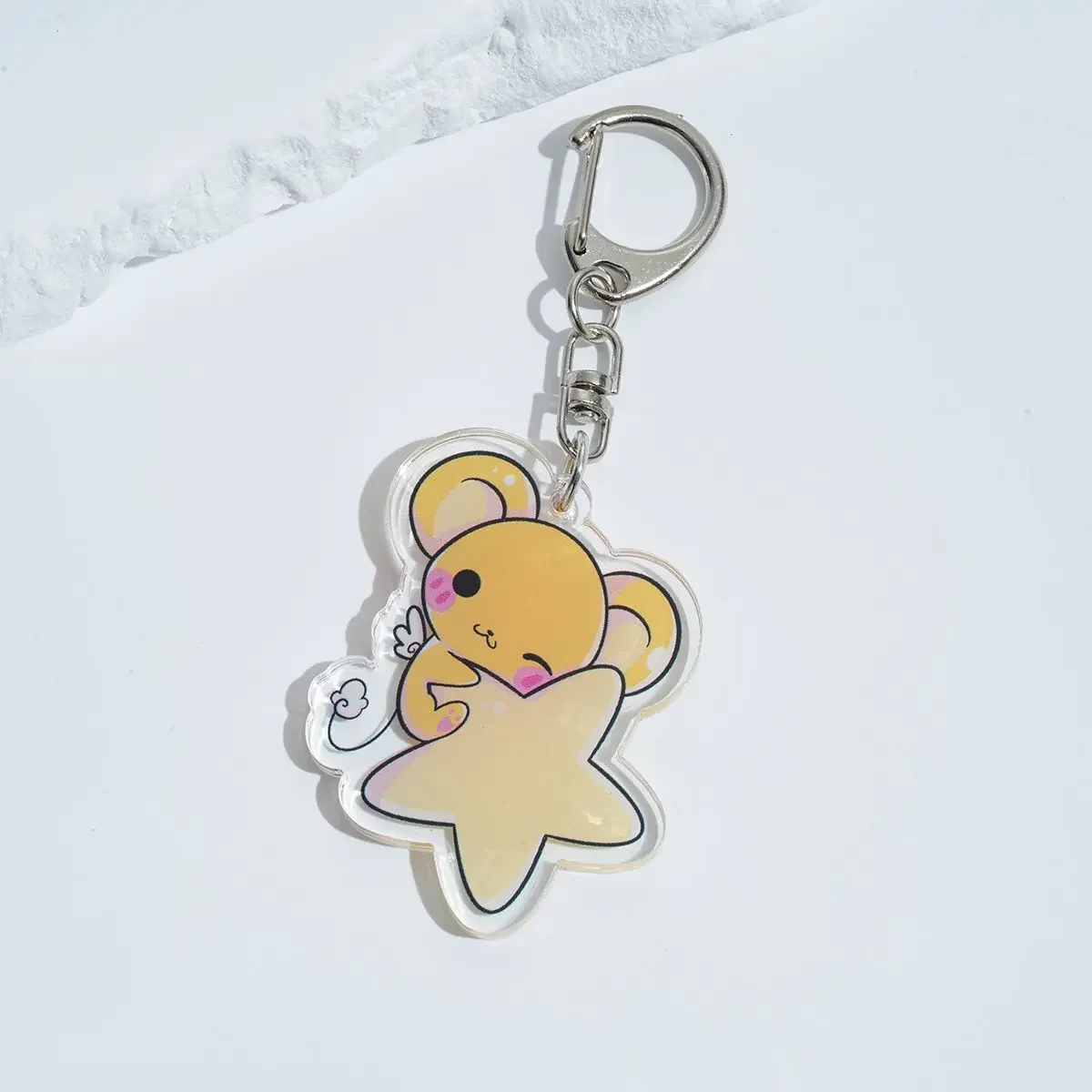 Acrylic Cartoon Anime Pendant Keychains Holder Car Key Chain Key Ring Bag Hanging Jewelry Gifts Accessories Card Captor Sakura