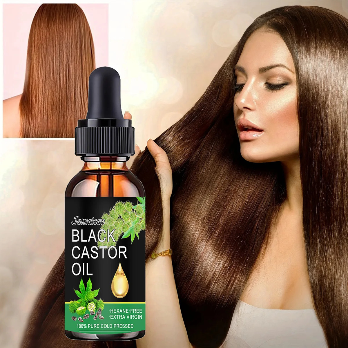 5ML/15mL/30ML50ML/black Castor Oil Improves Digestion, Reduces Inflammation, Increases Relaxation, Enhances Immune Benefits