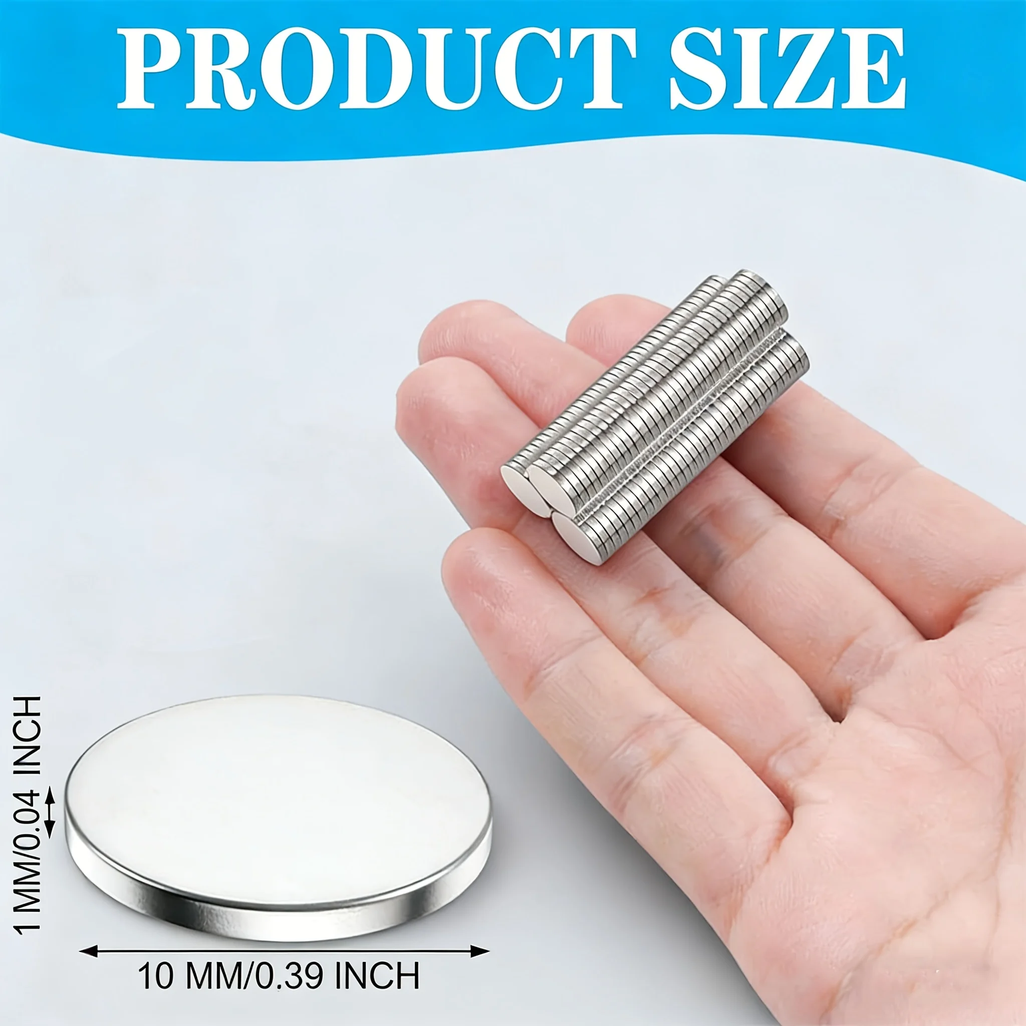 Round Strong Magnets Mini Disc Magnet Fridge Sticker Home Office Kitchen Organizer Note Display Small Magnetic Accessorie