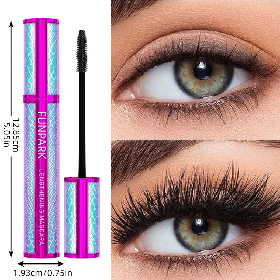 มาสคาร่า 5D สีดำ หนา ติดทนนาน กันน้ำ กันเหงื่อ เนื้อไหม ให้ดวงตาดูโต สวยแบบเกาหลี งอนงาม ของขวัญ