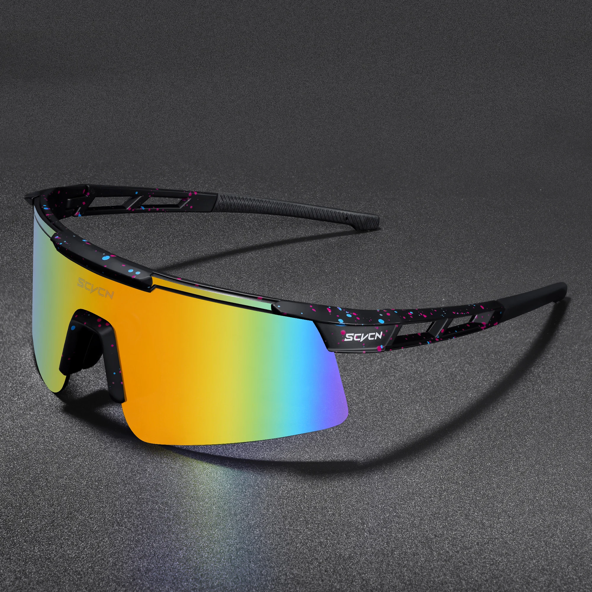 SCVCN UV400 Fietsbril Heren Dames MTB Racefiets Zonnebril Outdoor Wandelen Drive Running Zonnebril Mode Sportbril
