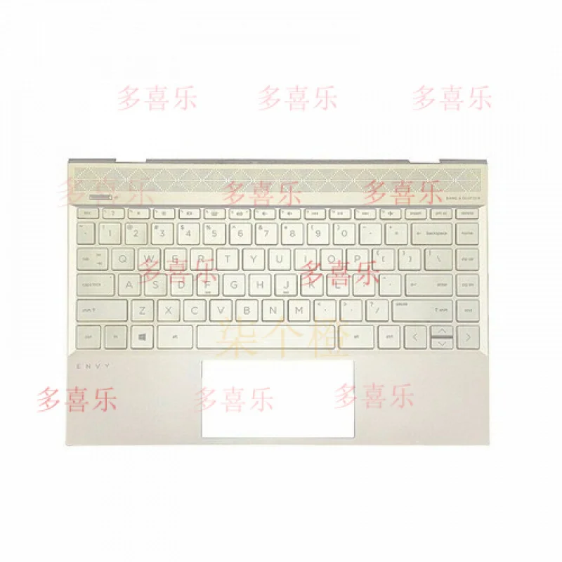 ZZMM   For HP ENVY 13-AH 13-AH0006TU TPN-W136 C Shell Palmrest W/ Keyboard Silver/ Gold