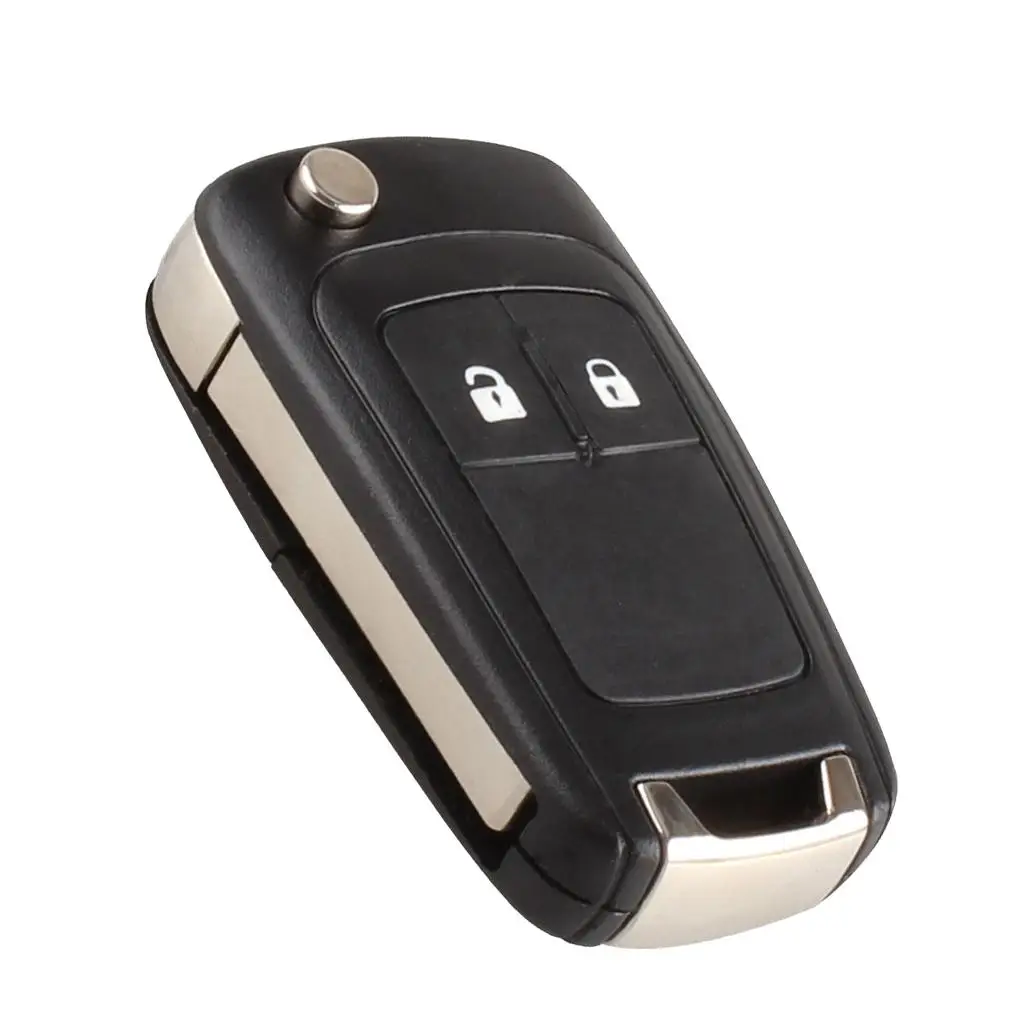 Remote Key Shell Durable Flip Fob Case with Blade Car Keyring Luxury Key Accessories for Vauxhall Opel Vehicles
