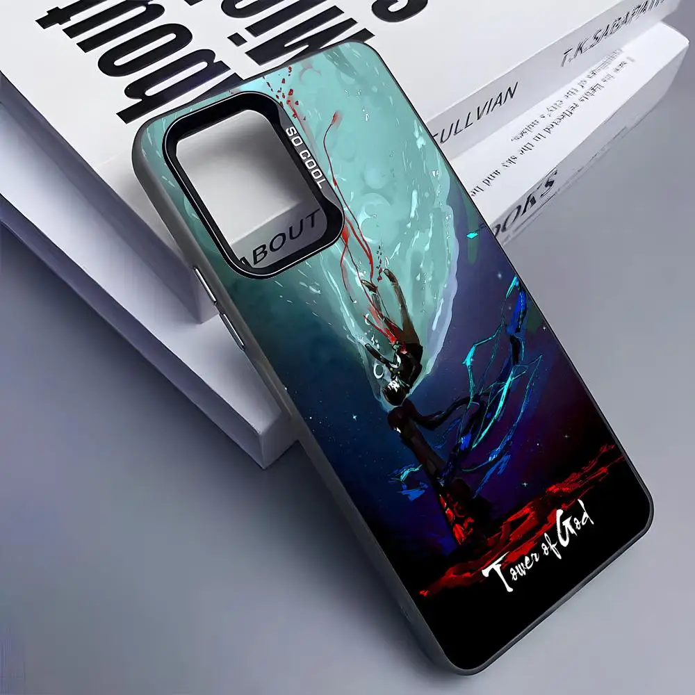 Anime Game Tower of God Phone Case for Samsung Galaxy S26 S25 S24 S23 S22 S21 S20 Note20 Plus Ultra Colorful Silver Cover