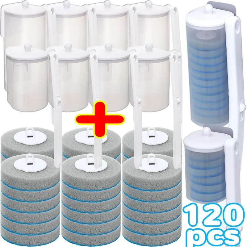 

Одноразовая щетка для унитаза, гигиенический прикосновеющий инструмент для очистки, одноразовая насадка для чистки, набор щеток для глубокой очистки ванной комнаты