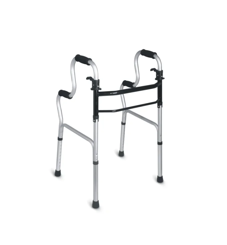 Aluminum Frame Height Adjustable Walkers for the elderly Two Hand Grip Older Walker Rehabilitation Therapy Product