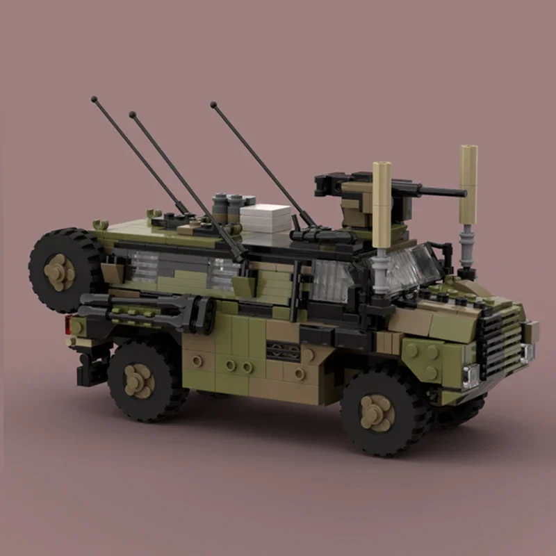 Подробная PMV NZDF ADF, австралийские армейские кирпичи, 4x4, пехотная боевая машина на колесах, вооруженный танк, бронированные блоки, военный транспорт