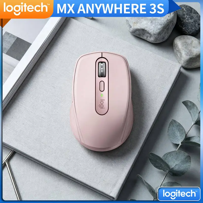 Wireless MX Anywhere 3S - Darkfield 8K DPI, Hyper-Scroll, USB-C Charge, Great for Retail Audit & Business Travel