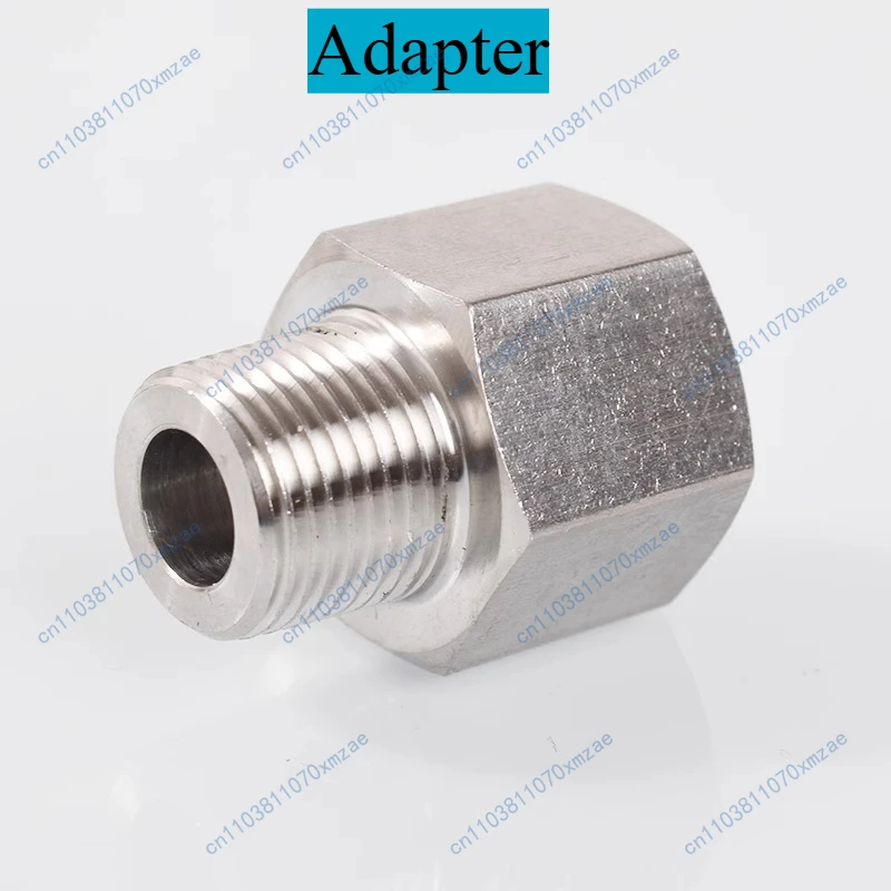 

10pcs 304 Stainless Steel Pressure Gauge Adapter Internal and External Thread M5 M6 M8 M10 M12 M14 M20 to 1/2 3/4 Inch