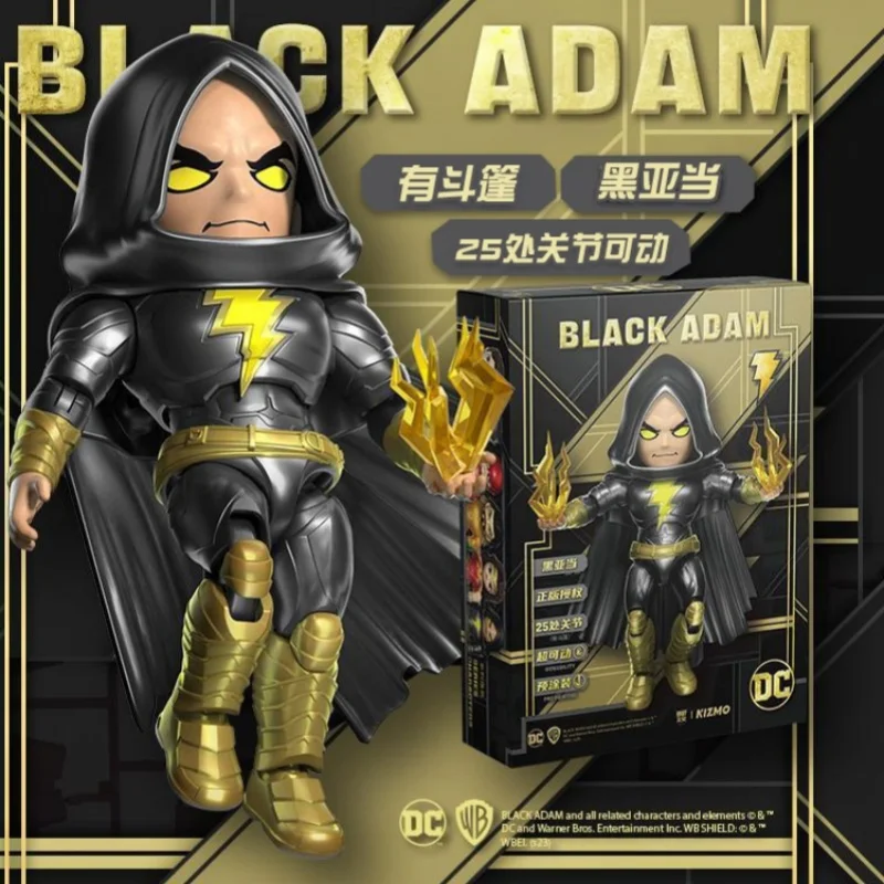 Original Dc Justice League Black Adam Superman Batman Wonder Woman Action Figure Assembling Toys Kids Gifts