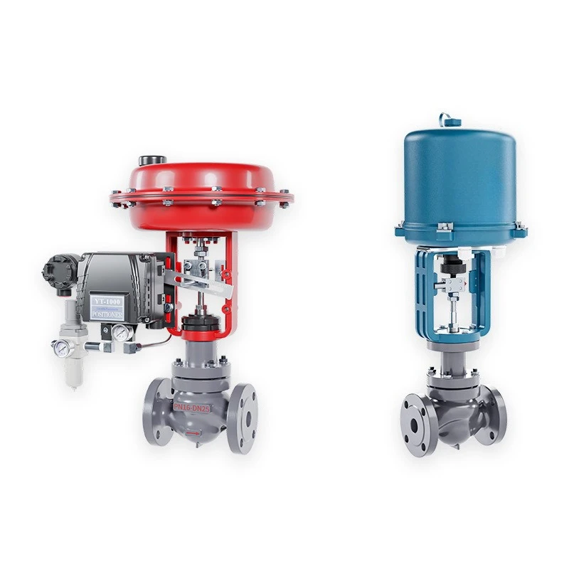 

Self-operated pressure flow regulating valve pneumatic hydraulic