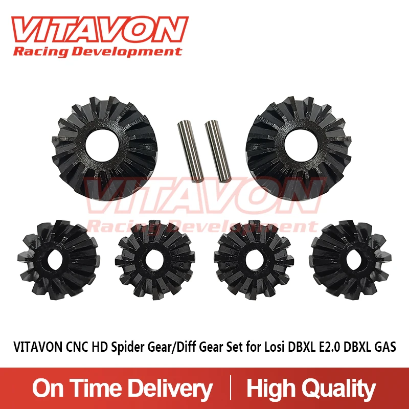 VITAVON CNC HD Spider Gear/Diff Gear Set For Losi DBXL E2.0 DBXL GAS