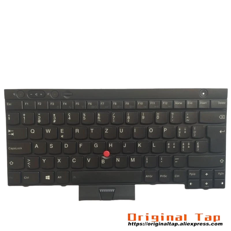 SWS Swiss Keyboard for Lenovo Thinkpad L430 L530 T430 T430s T530 W530 X230 X230t 04X1228 04X1342 04Y0592 04Y0517 04Y0629 04X1304