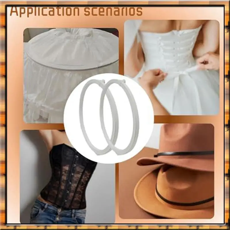 A78K جديد 8X قطعة فولاذية للخياطة، مشد ربيعي أبيض لصنع الفساتين والتنانير والكورسيهات والملابس الداخلية (11 قدم) #4