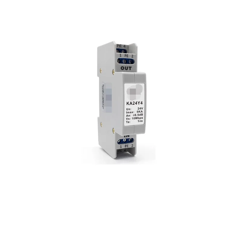 KA24Y4 modular four wire 20mA switch analog 24V signal surge protector DIN rail
