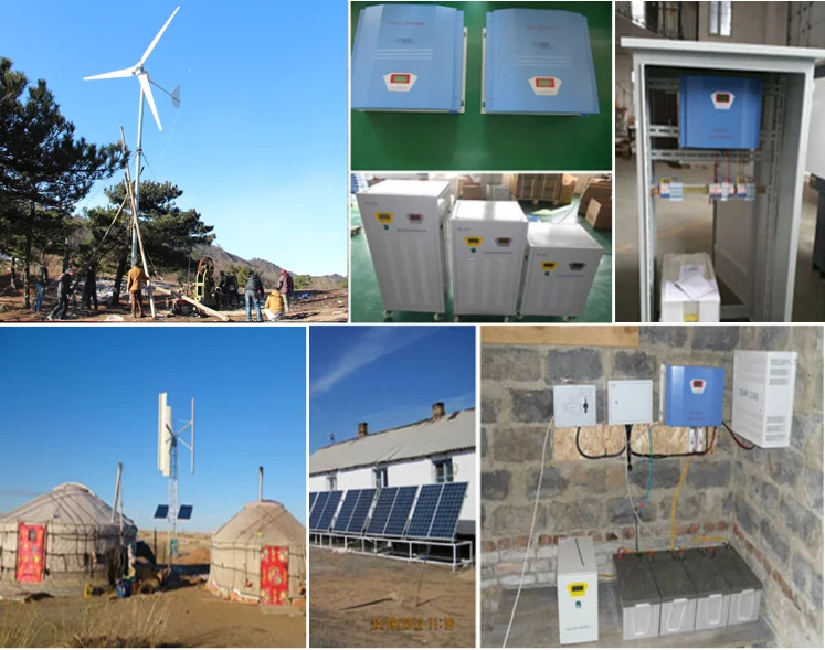 2KW 120V Wind Solar Hybrid Controller 48V 96V 220v for 2000W Wind Turbine and Wind Generator Use with CE