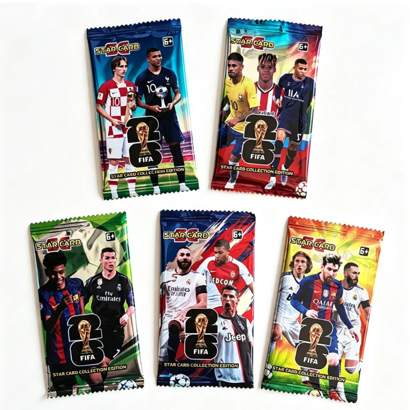In Stock Panini 2026 New FIFA World Cup Cards Pack Panini Soccer Card Panini Cards Soccer Memorabilia Collection Football Cards image 3