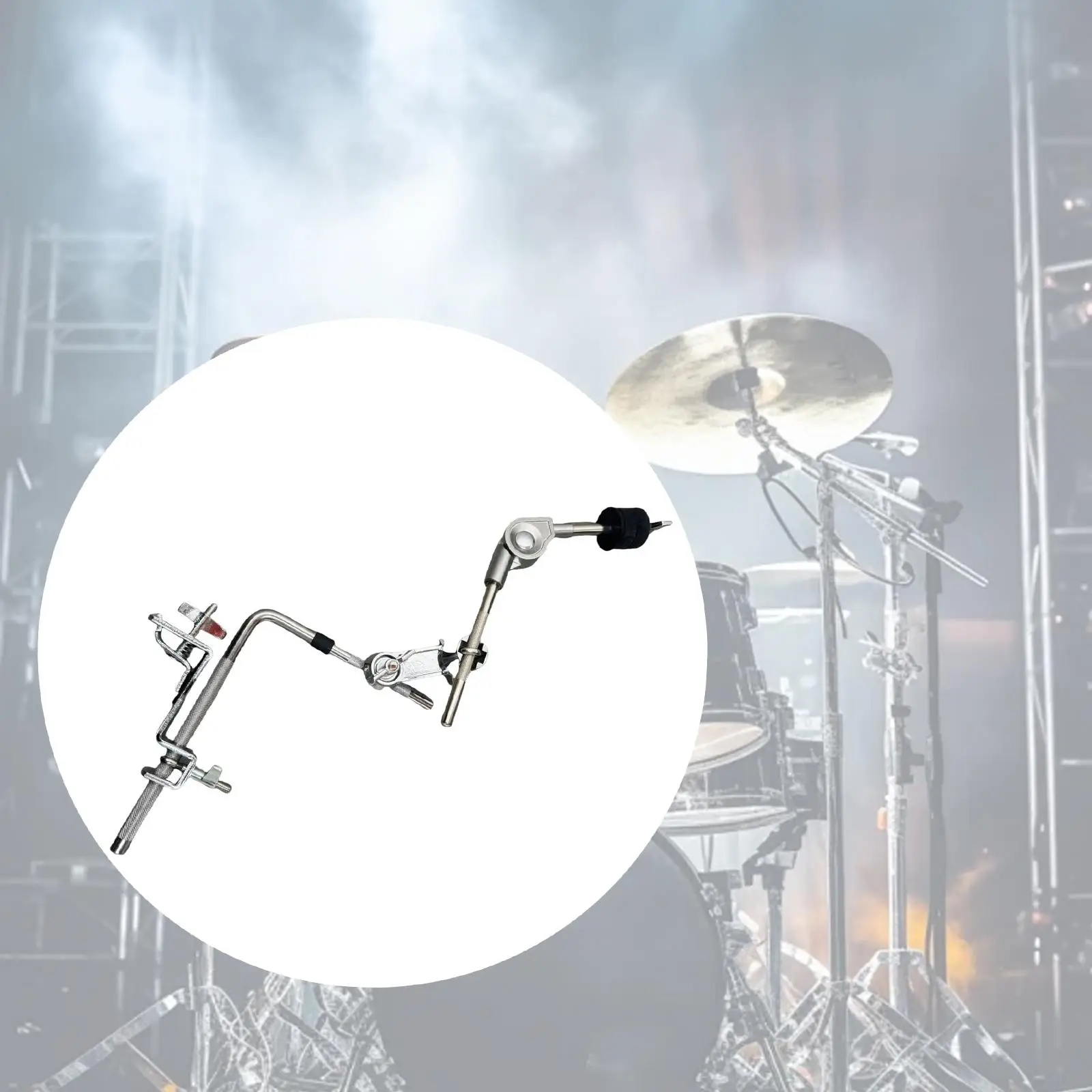 

Cymbal Holder Clamp Drum Parts Metal Jazz Drum Cymbal Bracket Cymbal Arm Stand Drum Extension Clamp Cymbal Arm Attachment Spare