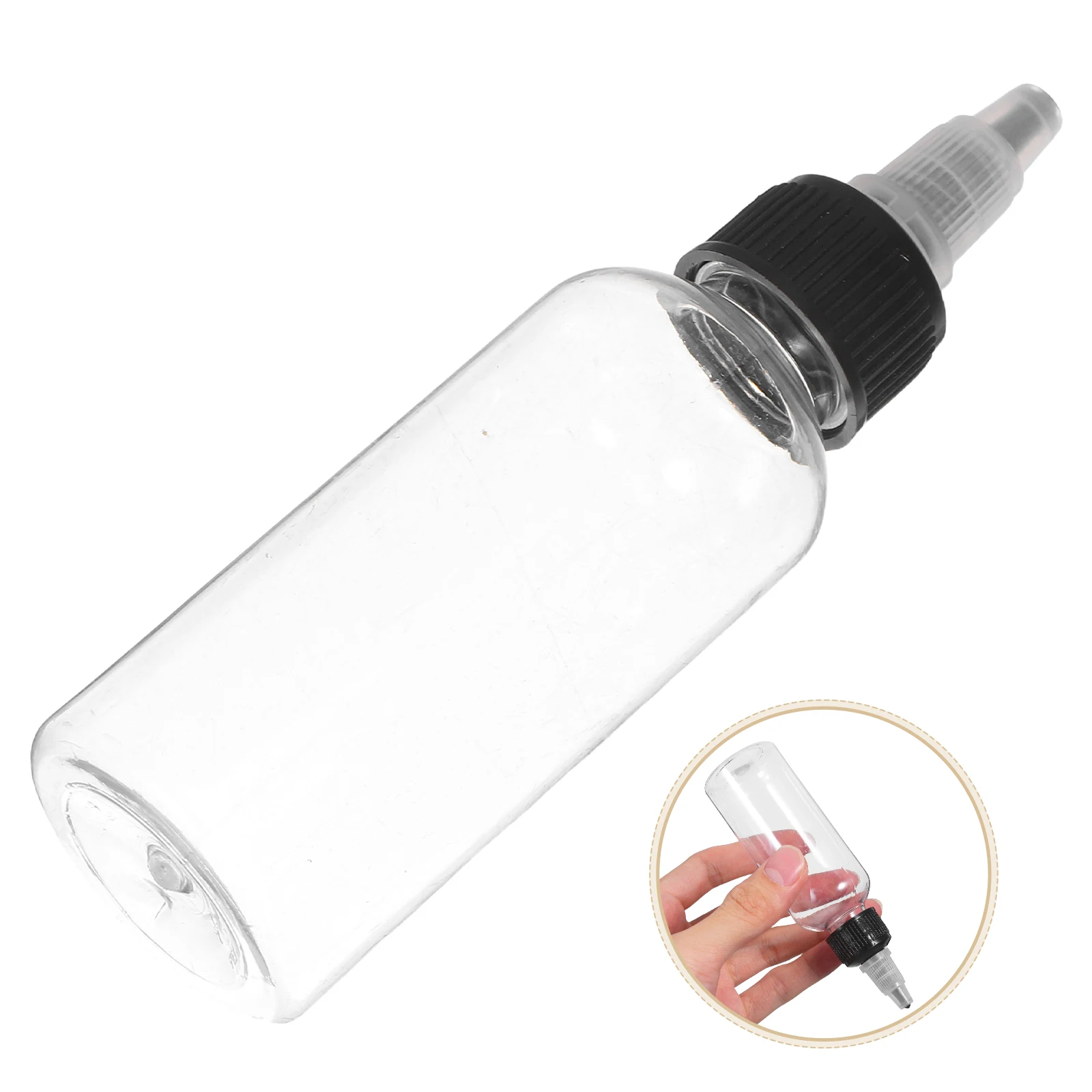 

15pcs Precision Tip Squeeze Bottles 60Ml Portable Transparent Mini Dispensing Jar For Paint Ink Condiment Glue Soy Sauce Ketchup