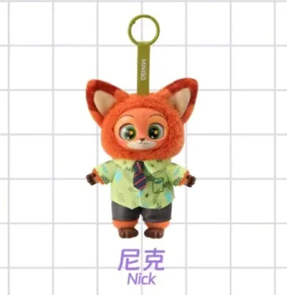 Originale Disney Zootopia Serie Vinile Peluche Ciondolo Cieco Scatola Anime Figura Judy Nick Collezione Decorazione Giocattolo di Compleanno per Bambini