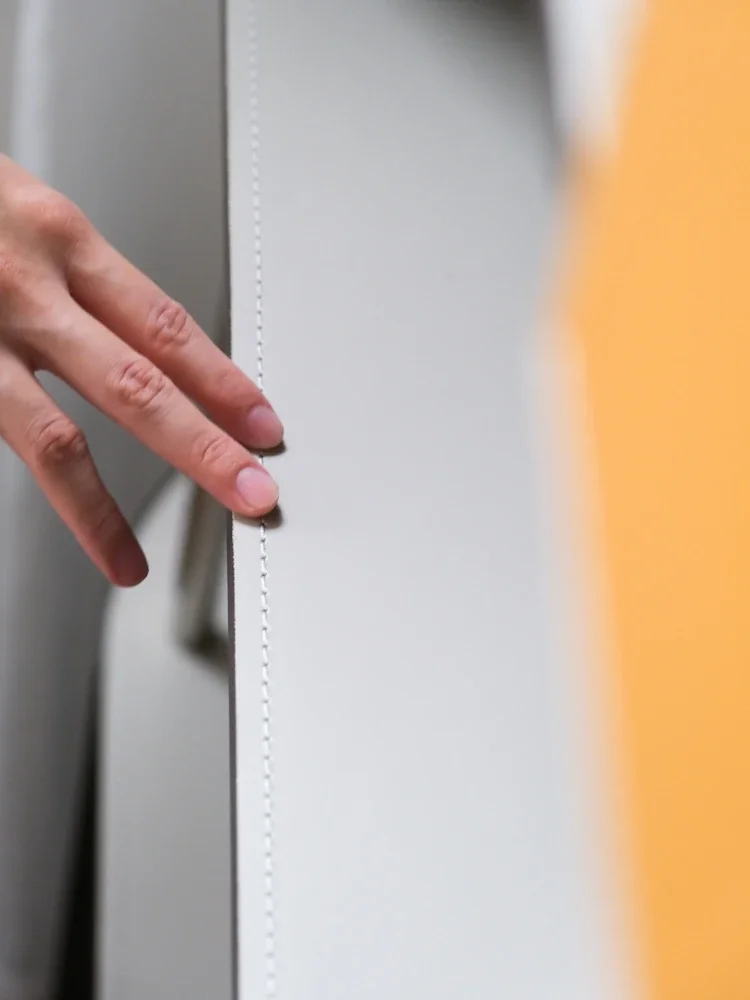 Saddle Leather Color Matching Bookshelf Bookcase Showcase Shelf