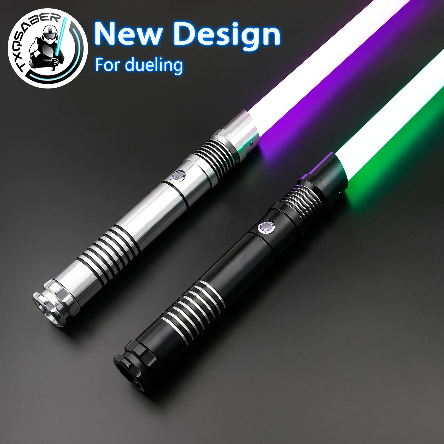 TXQSABER Heavy Dueling RGB Lightsaber Metal Hilt Motion Control SNV4 Pixel Light Sword with SD Card 27 Sets Soundfonts FOC Force