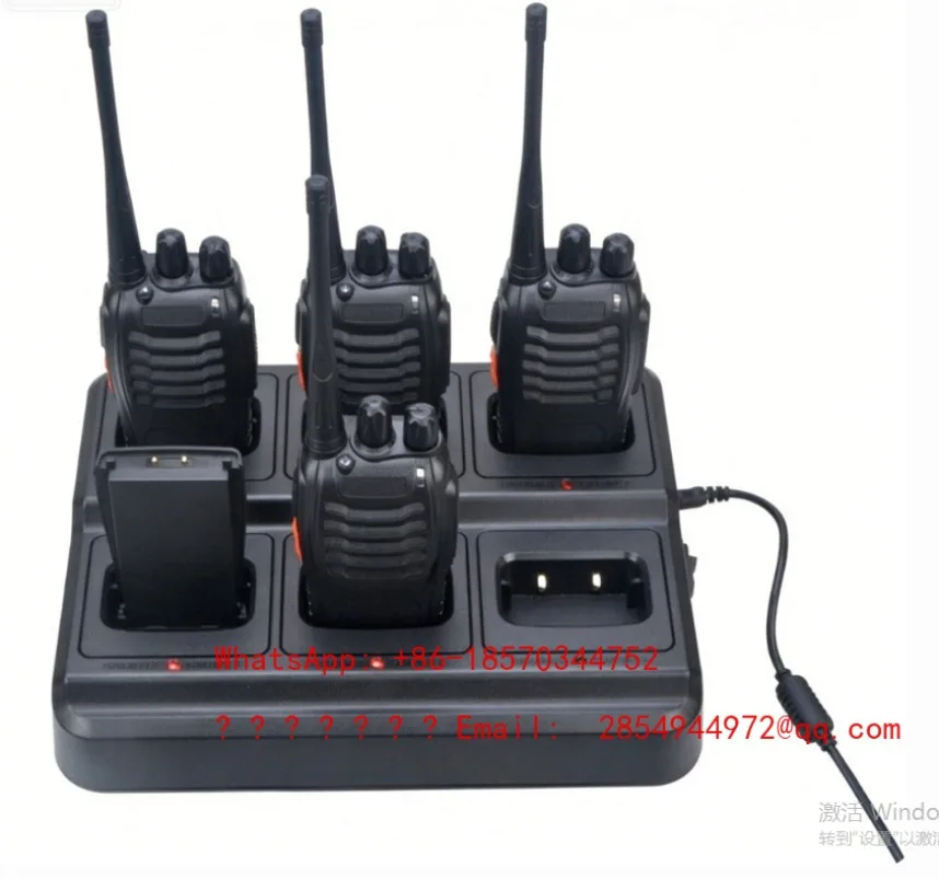 It Is Suitable for Walkie-talkie BF888S/666S/777S Multi-function Six-way Charging Convenient Charger