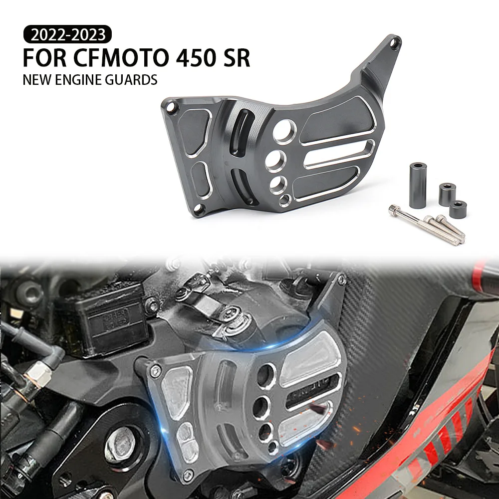 

Motorcycle Accessories Engine Cover Engine Guard Protection Side Shield Protector For CFMOTO 450 SR 450SR 450sr 450 sr 2022 2023