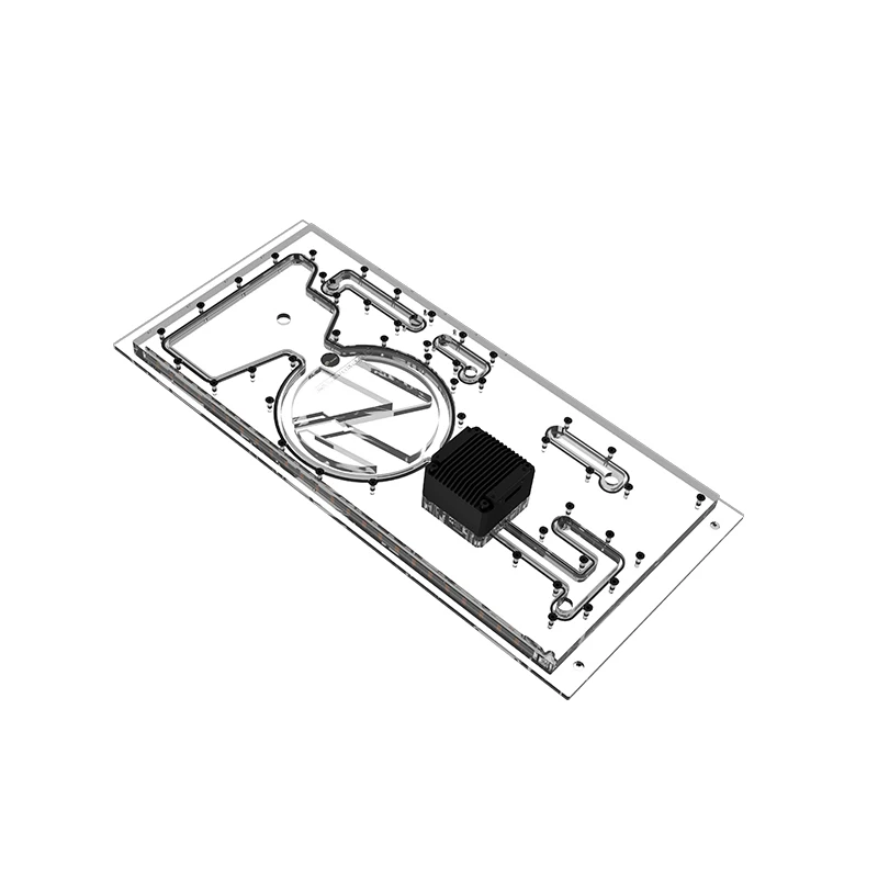 Bykski Distro Plate Waterway Boards For LIAN LI O11EVOXL PC Case, Water Cooler Reservoir With DDC Pump,RGV-LAN-O11EVOXL-LI-P