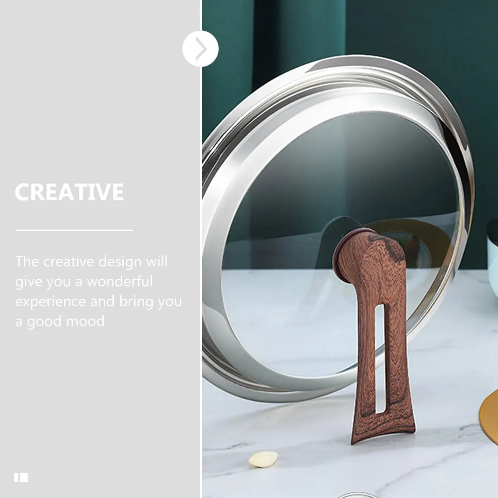 

Heat-Resistant Glass Pot Cover Universal Lid Anti-Splash Wok Cover Practical Cookware Accessory Multi-Use