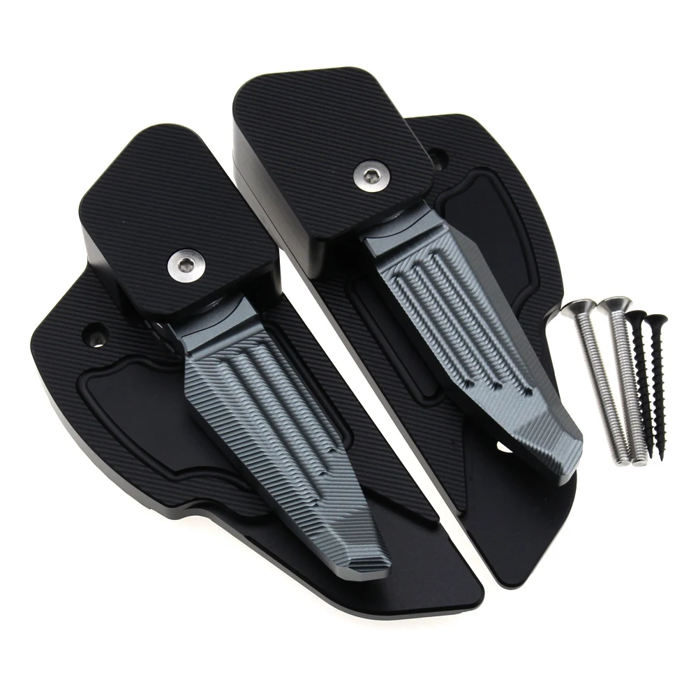 for Vespa Primavera 125 150 Sprint 125 150 2017-2020 Automatic Ejection Rear Folding Footrests Footpegs Pedals Foot F