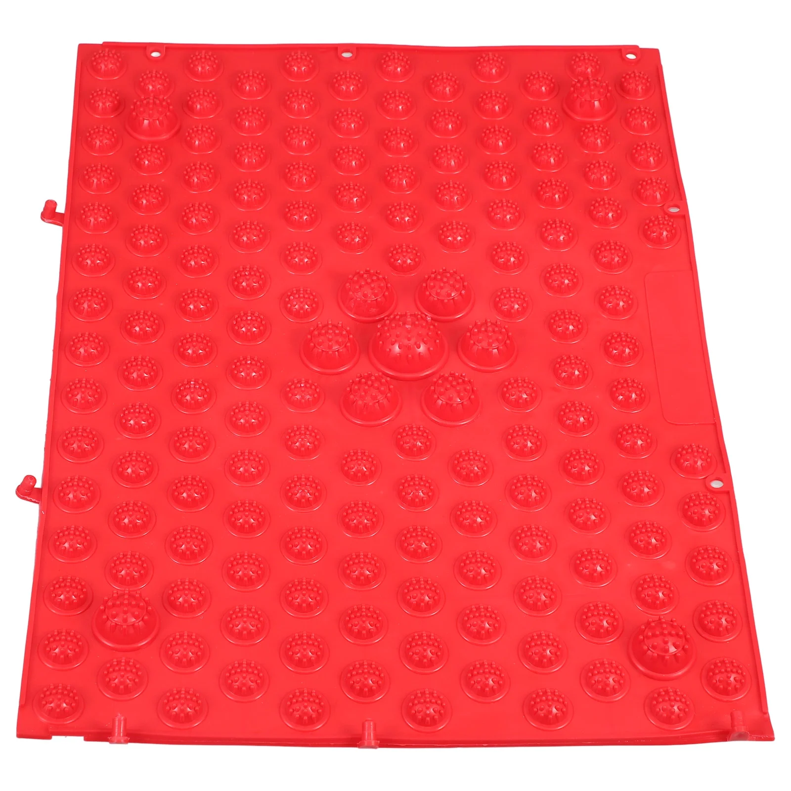 Reflexology Foot Massage Pad Blood Circulation Acupressure Mat Feet Massaging Plate (Red) foot massage mat