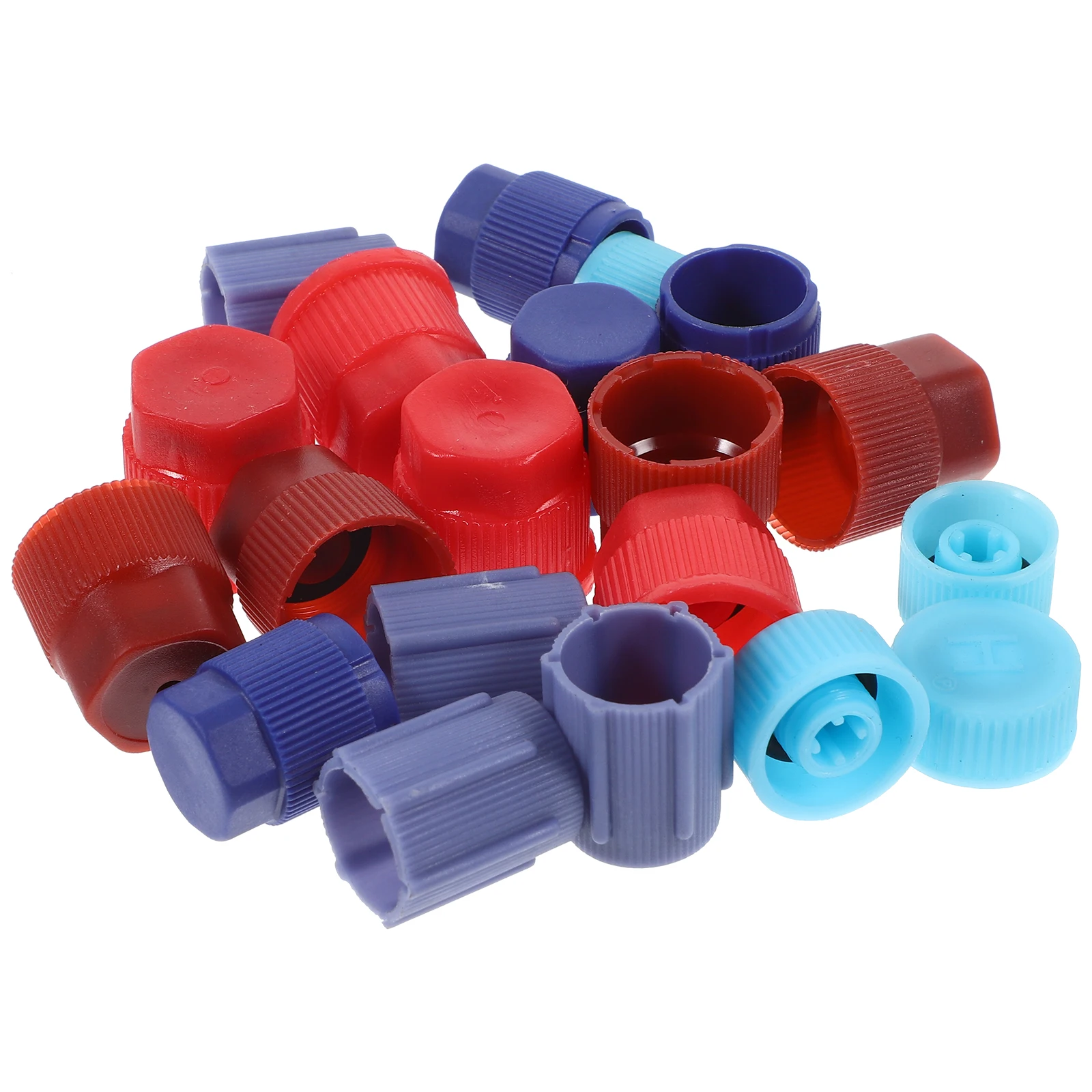 

1 set Air Conditioning Caps Charging Valve Cover System Refrigerant Seal Car Maintenance Parts
