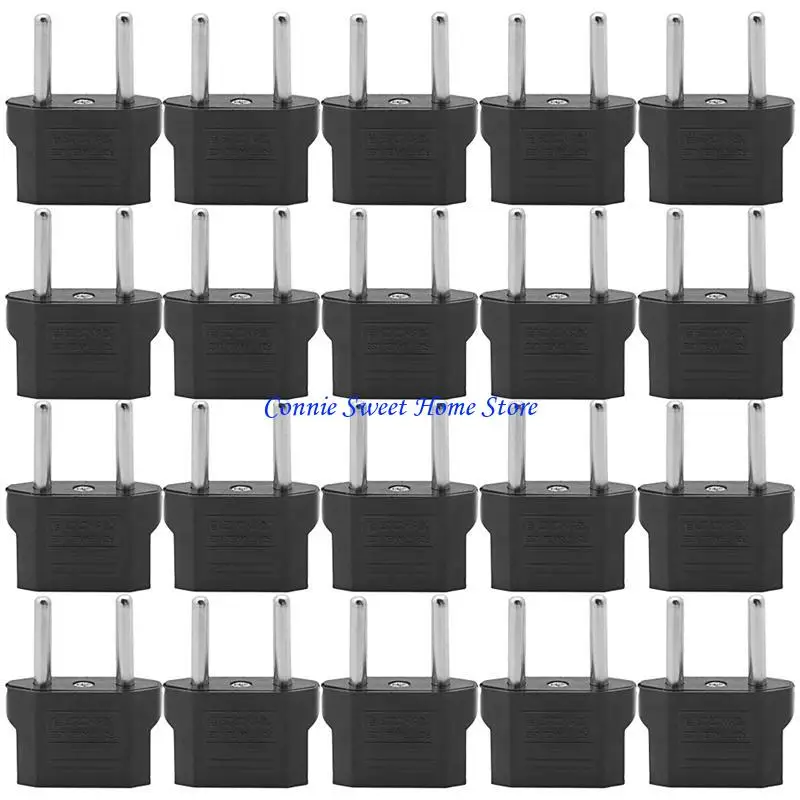 LXAF Universal US EU To EU Plug Travel Wall AC Power Adapter Converter