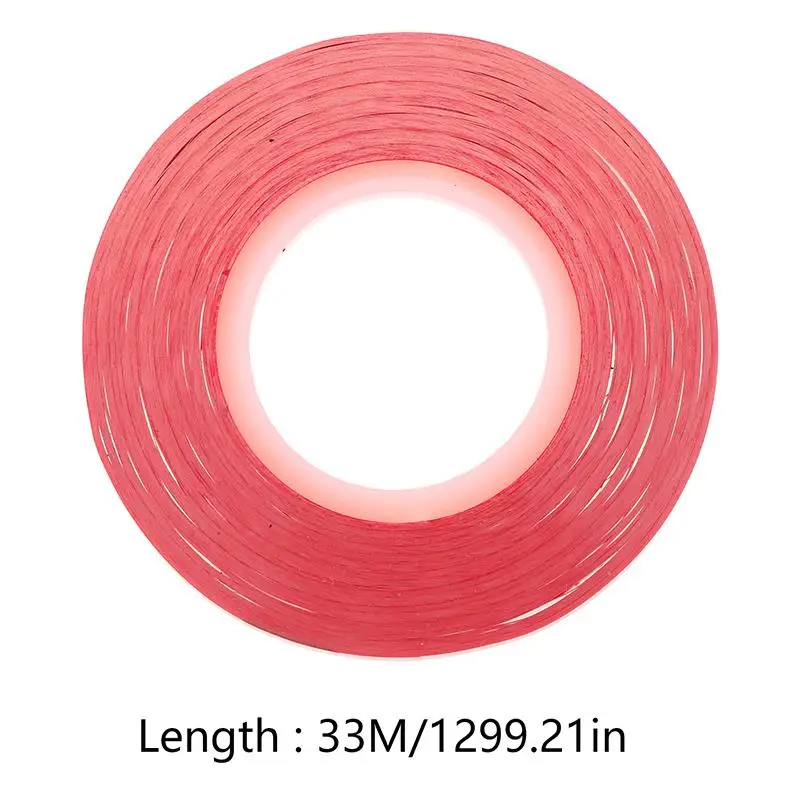 NEW SALE 1 ROLL Red 1/8″ Cassette Splicing Tape Recorder Leader Tape Tape Joint Replacement Base Special Tape