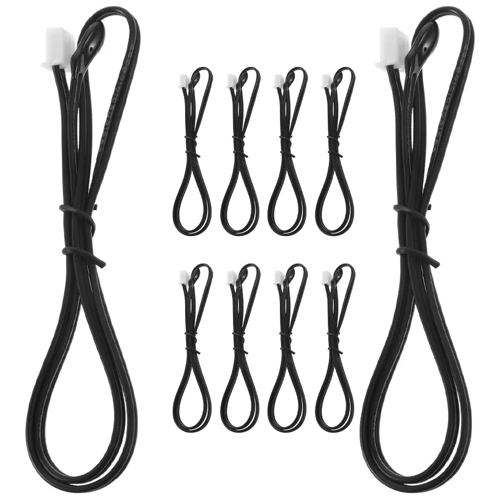

10pcs Air Conditioner Temperature Sensor Probe High Precision Replacement Part For Ac Repair Thermistor Sensitive Control