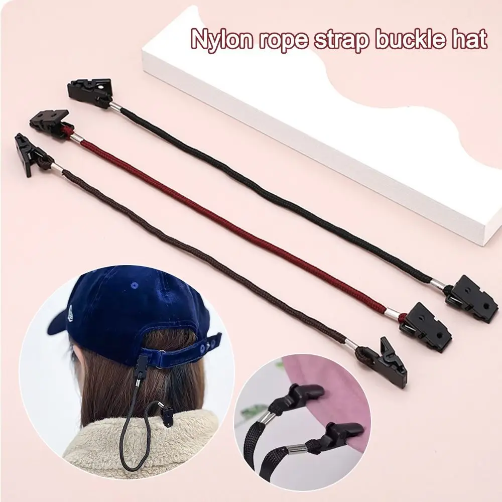 Windy Clip Hat Retainer Windproof Clips Hat Cord Strap Hat Clip Holder Hat Clip Glasses Rope Fishing Accessories Hat Strap Clips