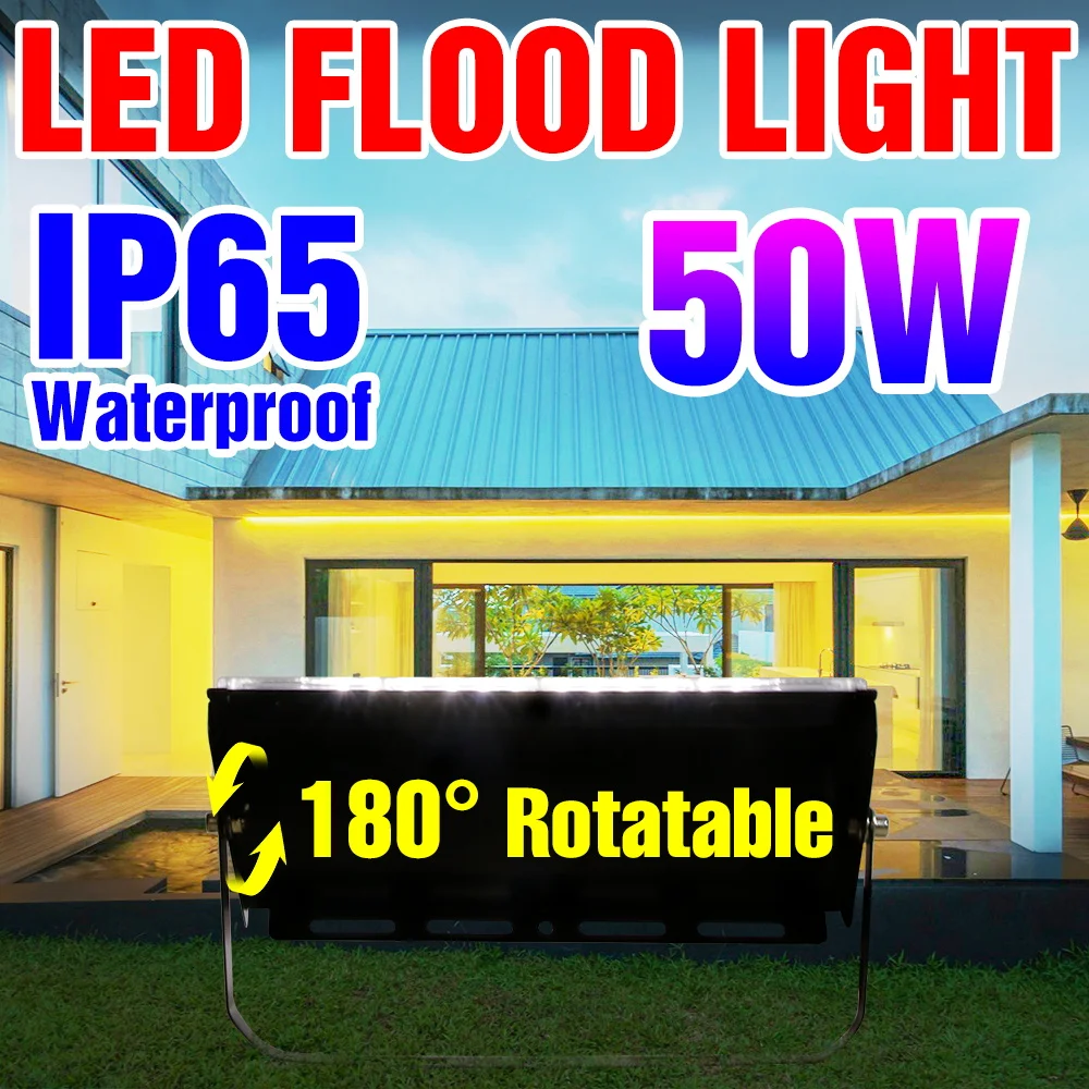 

LED 50W Flood Light Foco LED Projector 220V Street Lamp LED IP65 Waterproof Floodlight For Outdoor Landscape Lighting SMD2835