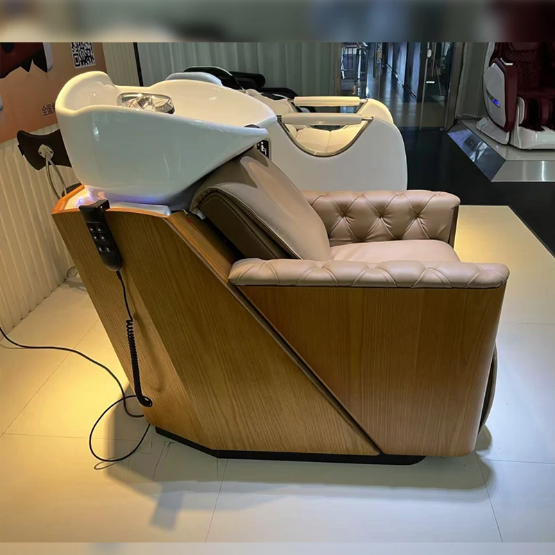 

Мебель для салона, блок для мытья спины, деревянная парикмахерская, шампунь, кровать, парикмахерская, стул для мытья спинки, шампунь, стулья, блок