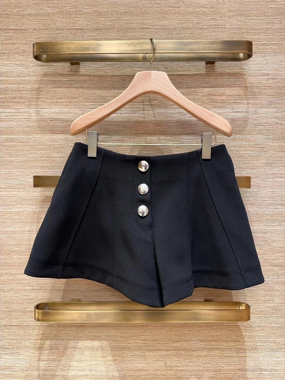 

Faionable Spicy Sweet High Waist Metal Bule ort Pants for Women Sli Early Spring Polyester Fiber Slim Fit Sle