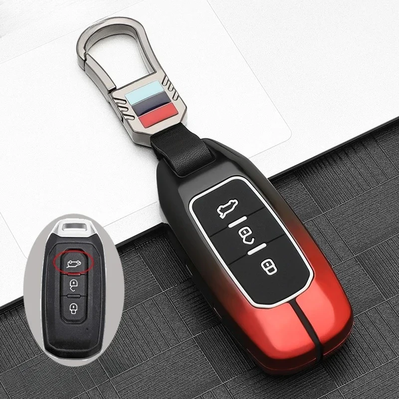 

Модный автомобильный смарт-чехол из цинкового сплава с дистанционным управлением, брелок для Ford Territory, сумка, держатель, защитный брелок, автомобильный аксессуар