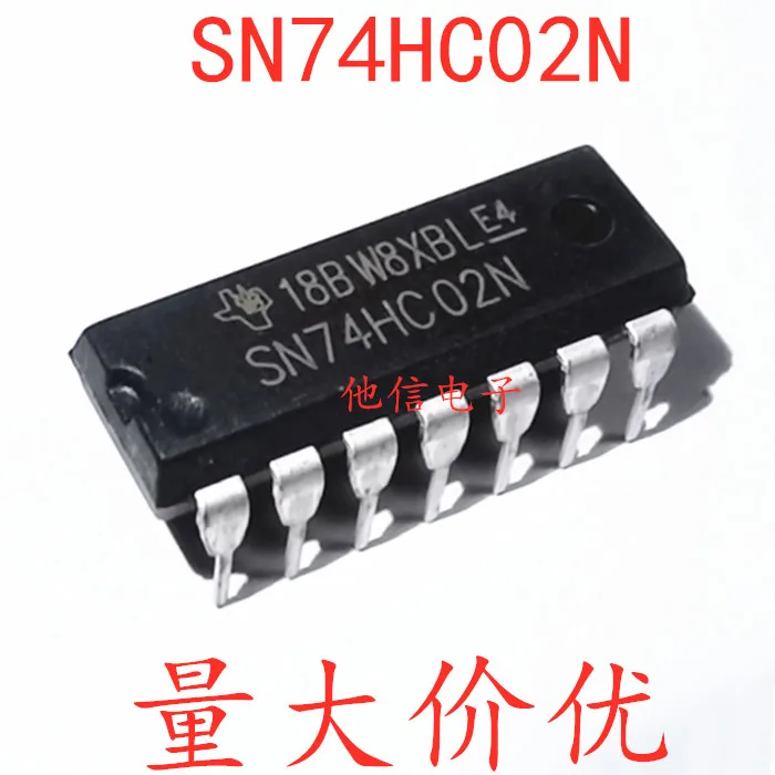 SN74HC02N 2 74HC02 DIP14  IC