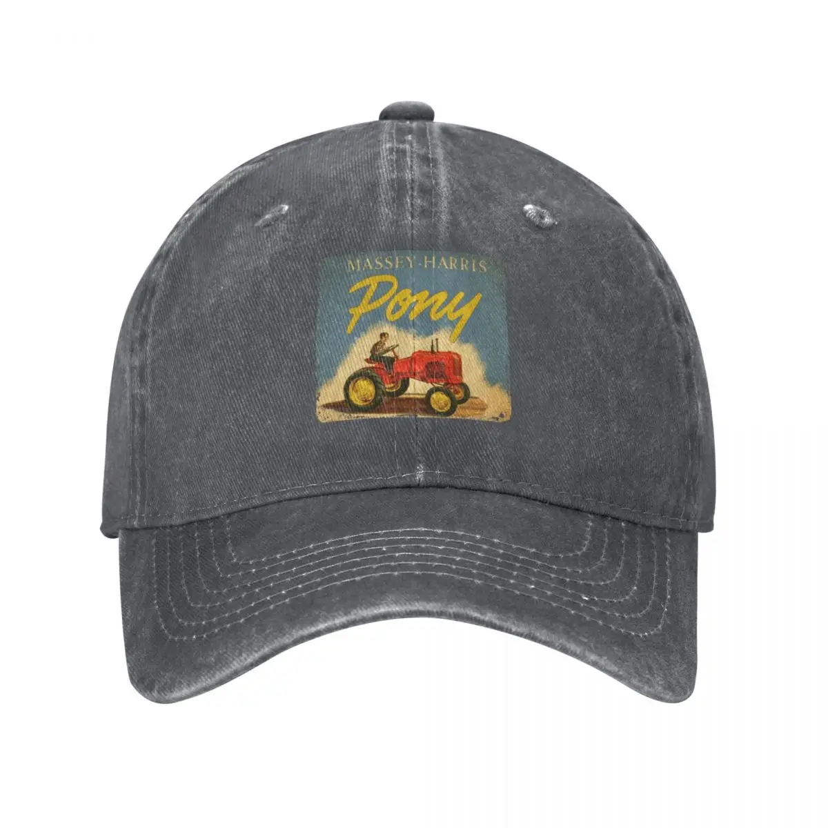 Vintage Massey-Harris Pony Baseball Cap Golf Hood Hat Man Luxury Hat Beach Men Golf Wear Women's