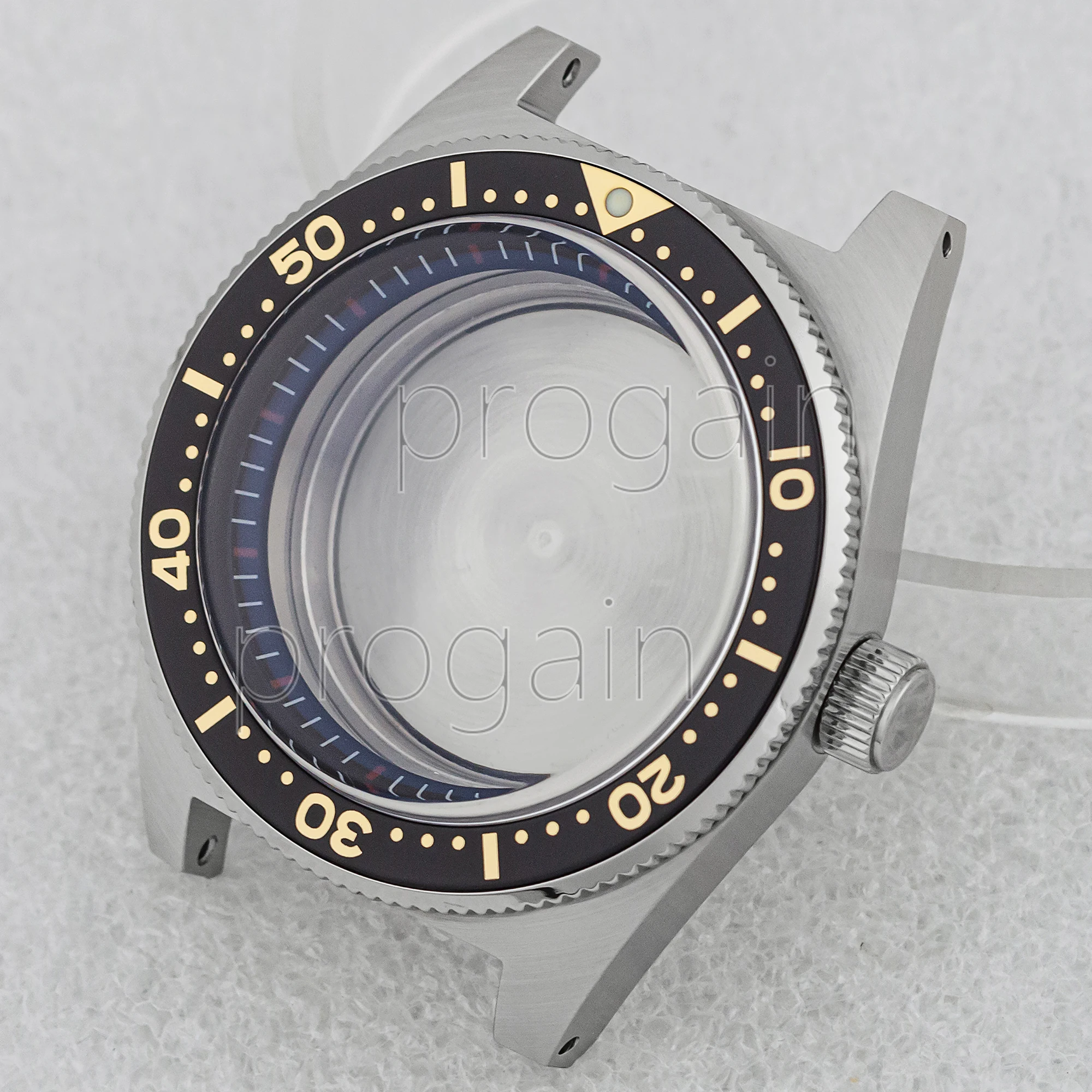 

62MAS Diving 40mm Watch Case Stainless Steel Bezel Domed Sapphire Glass 30ATM Waterproof Fit NH35 NH36 Movement Watch Parts