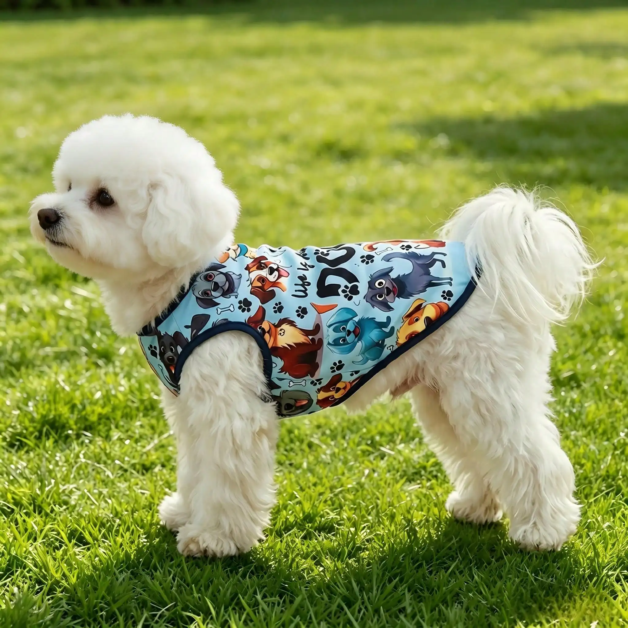Camiseta sin mangas para perro y gatos – La Vida Es Mejor con Perros - imagen 3