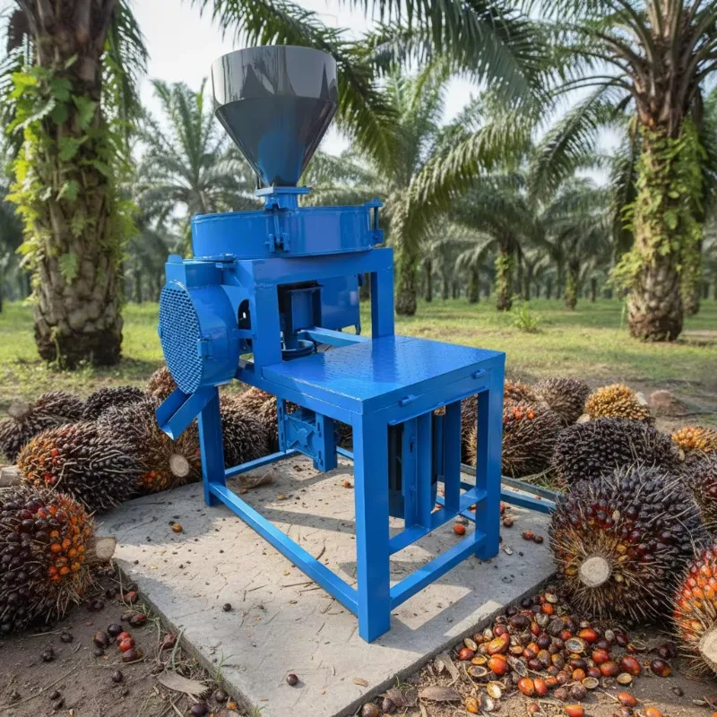 Household electric palm kernel crusher Household small automatic shelling machine