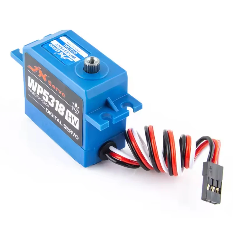 JX WP5318HV 18kg étanche numérique Servo métal engrenage 25T moteur fourré à couple élevé pour voiture RC Robot Drone bateau Buggy chenille TRX-4