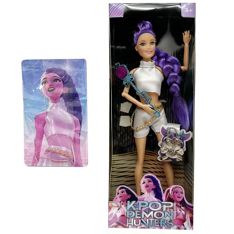 2026 HUNTR/X Demon Hunters Pop Speelgoed Rumi Mira Zoey Sussy Action Figure Speelgoed Plastic DIY Speelgoed voor Meisjes Kerst Verrassingscadeau