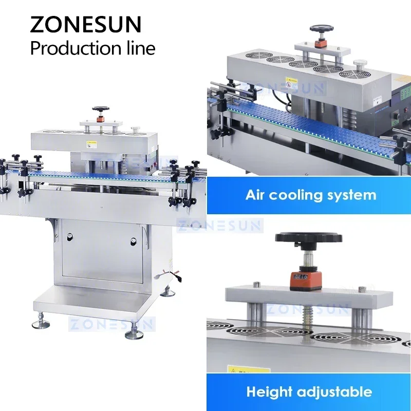ZONESUN-máquina automática de envasado de dulces, línea de embotellado, máquina de chicles, equipo de embalaje dulce, ZS-AFLC